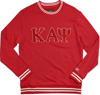 Big Boy Kappa Alpha Psi&reg; Divine 9 Crewneck Mens Sweatshirt [Crimson Red - 4X-Large]