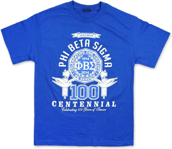 Big Boy Phi Beta Sigma Centennial 100 Years Divine 9 S9 Mens Tee [Royal Blue]