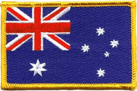 Innovative Ideas Flag It Australia Flag Iron-On Patch [Pre-Pack - Blue - 2.25" x 3.5"]