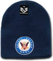 Rapid Dominance United States Navy Military Work Short Beanie Cap [Navy Blue]