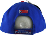 Big Boy Puerto Rico Latin Legacy S2 Mens Baseball Cap [Royal Blue - Adjustable Size]