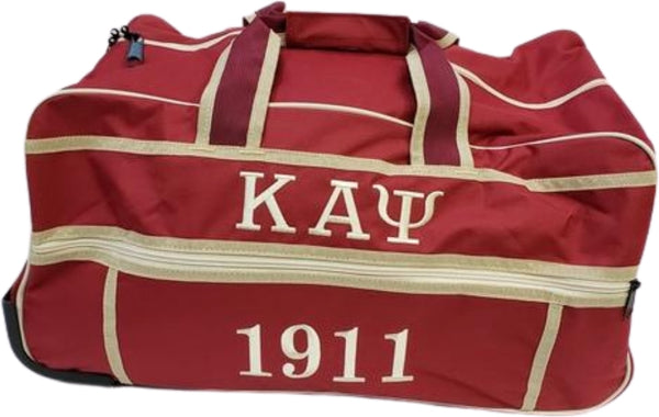 Buffalo Dallas Kappa Alpha Psi Trolley Bag [Crimson Red - 24"L x 18"W x 6"H]