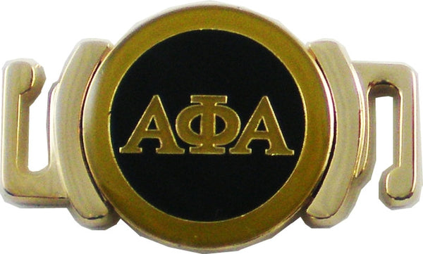 Alpha Phi Alpha Golf Shoe Ball Marker [Gold - 1.625" x 1"]