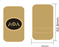 Alpha Phi Alpha Oval Medallion Money Clip [Gold - 50.8 mm x 30 mm]
