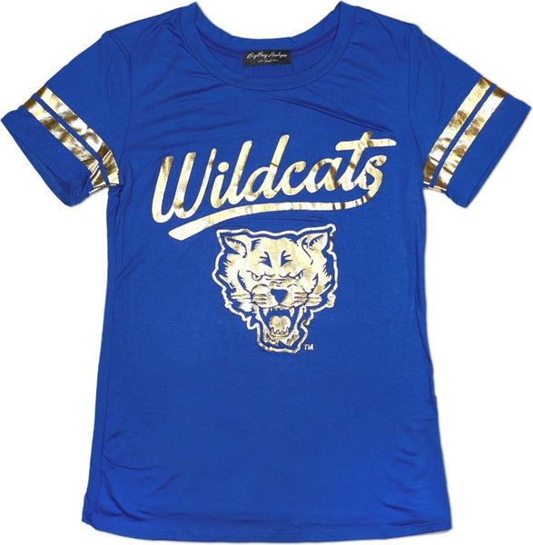 Big Boy Fort Valley State Wildcats S2 Ladies Jersey Tee [Royal Blue]