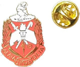 Delta Sigma Theta Crest Lapel Pin [Gold - 1"]