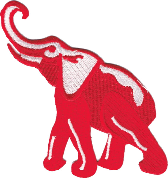 Delta Sigma Theta Elephant Iron-On Patch [Red]