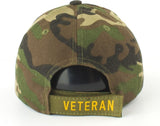 Vietnam Vet And Proud Of It POW MIA US Flag Mens Cap [Woodland Camouflage - Adjustable Size]