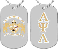 Alpha Psi Lambda Double Sided Dog Tag [Silver]