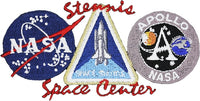 NASA Stennis Space Center 3 Logo Iron-On Patch [Multi-Colored]