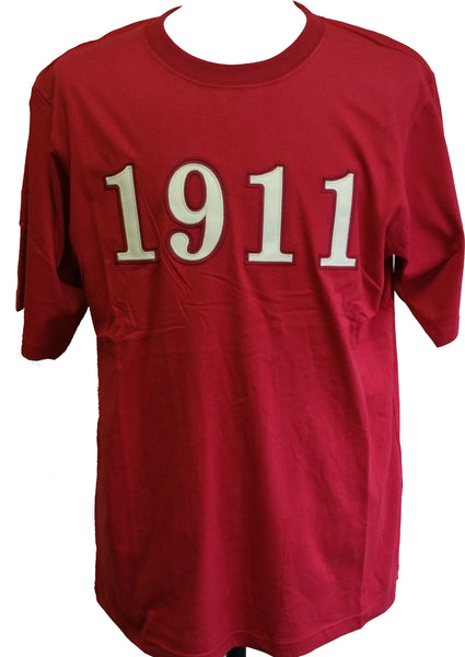 Buffalo Dallas Kappa Alpha Psi 1911 T-Shirt [Crimson Red - Short Sleeve]