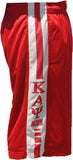 Big Boy Kappa Alpha Psi Divine 9 Mens Basketball Shorts [Crimson Red]