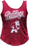 Big Boy Alabama A&M Bulldogs Rhinestone Ladies Tank Top [Maroon]