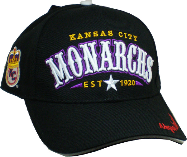 Big Boy Kansas City Monarchs Legends S142 Mens Baseball Cap [Black - Adjustable Size]