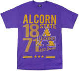 Big Boy Alcorn State Braves S7 Mens Tee [Purple]
