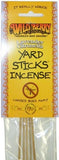 Wild Berry Lavender Citronella Jumbo Yard Incense Sticks [Pre-Pack - Brown - 19"]