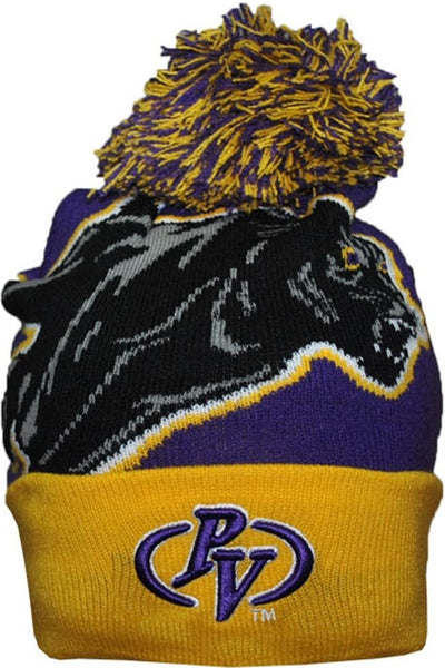 Big Boy Prairie View A&M Panthers S248 Beanie With Ball [Purple]