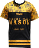 Big Boy Prince Hall Mason Divine Mens Sublimation Jersey Tee [Black]