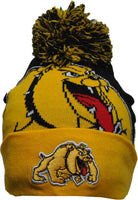 Big Boy Bowie State Bulldogs S248 Beanie With Ball [Black]