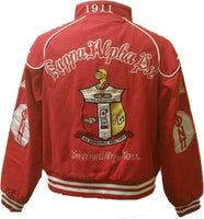Buffalo Dallas Kappa Alpha Psi Racing Jacket [Crimson Red]