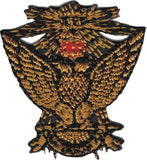33rd Degree Wings Up Emblem Iron-On Patch [Gold]