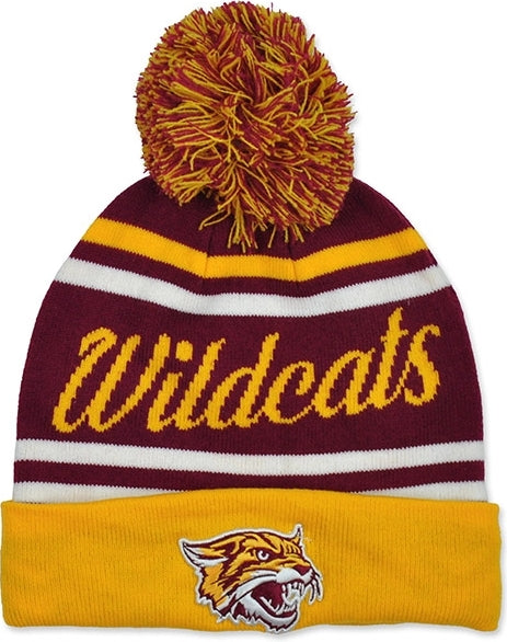 Big Boy Bethune-Cookman Wildcats S249 Beanie With Ball [Maroon]