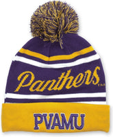 Big Boy Prairie View A&M Panthers S249 Beanie With Ball [Purple]