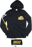 Big Boy Bowie State Bulldogs S1 Thin & Light Ladies Jacket With Pocket Bag [Black]