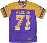 Big Boy Alcorn State Braves S9 Mens Football Jersey [Purple]