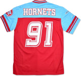 Big Boy Delaware State Hornets S9 Mens Football Jersey [Red]