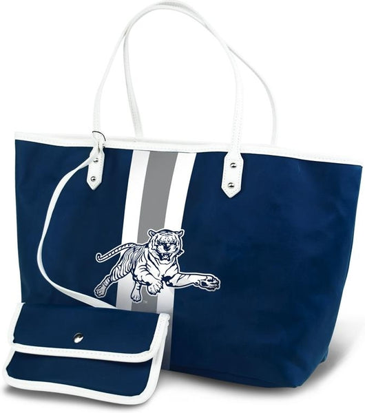 Big Boy Jackson State Tigers S1 Ladies Tote Bag [Navy Blue]
