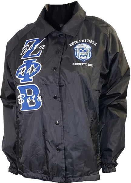 Buffalo Dallas Zeta Phi Beta Crossing Line Jacket [Black]