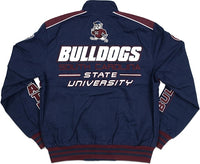 Big Boy South Carolina State Bulldogs S11 Mens Racing Twill Jacket [Navy Blue]
