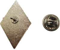 Kappa Alpha Psi Diamond 3D Helmet Armor Lapel Pin [Silver - 1.25"]