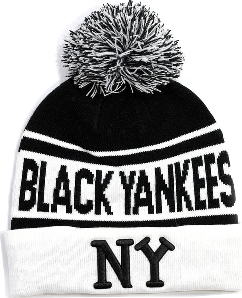 Big Boy New York Black Yankees S245 Beanie With Ball [Black]