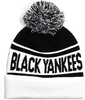 Big Boy New York Black Yankees Mens Beanie with Ball [Black - One Size]