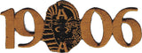 Alpha Phi Alpha 1906 Sphinx/Ape Mascot Iron-On Patch [Gold - 3.75" x 1.375"]