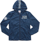 Big Boy Jackson State Tigers S2 Thin & Light Ladies Jacket [Navy Blue - X-Large]