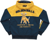 Big Boy Johnson C . Smith Golden Bulls S4 Mens Windbreaker Jacket [Navy Blue]