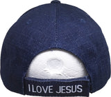 Jesus Anchor of My Life Mens Cap [Pink - Adjustable Size]