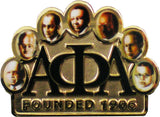 Alpha Phi Alpha Founders Faces Lapel Pin [Gold - 1.375"]