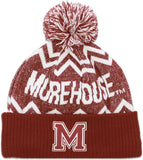 Big Boy Morehouse Maroon Tigers S10 Mens Cuff Beanie Cap with Ball [Maroon - One Size]