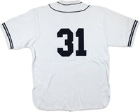 Big Boy New York Black Yankees Replica Mens Baseball Jersey [Grey]