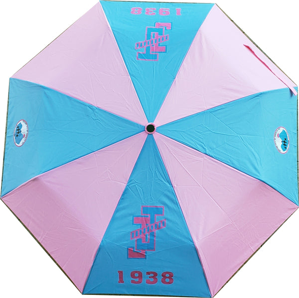 Buffalo Dallas Jack And Jill Of America Mini Automatic Umbrella [Pink]