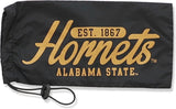 Big Boy Alabama State Hornets S2 Thin & Light Ladies Jacket with Pocket Bag [Black]