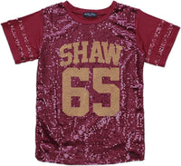 Big Boy Shaw Bears S2 Ladies Sequins Tee [Maroon]
