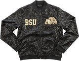 Big Boy Bowie State Bulldogs Ladies Sequins Jacket [Black]