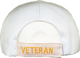 Pleiku Vietnam Veteran Proudly Served Mens Cap [White - Adjustable Size]
