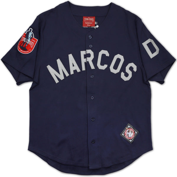 Big Boy Dayton Marcos Centennial Heritage Mens Baseball Jersey [Navy Blue]