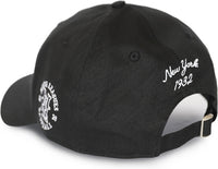 Big Boy New York Black Yankees S141 Mens Cotton Ball Cap [Black - Adjustable Size]